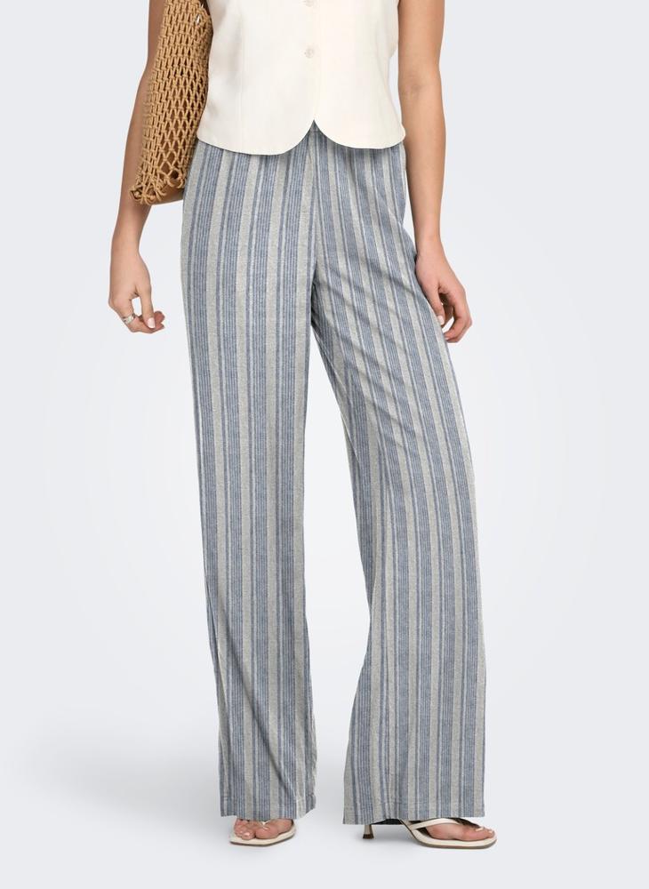 ONLY Onlgoa Mw Linen  Pull-Up Pant  "32 - Image 1
