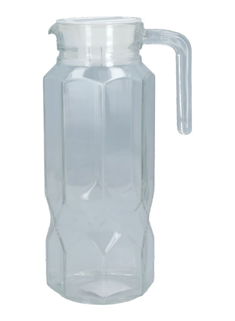 Luminarc Octime Pitcher Jug With Lid Clear 1.3 Liter