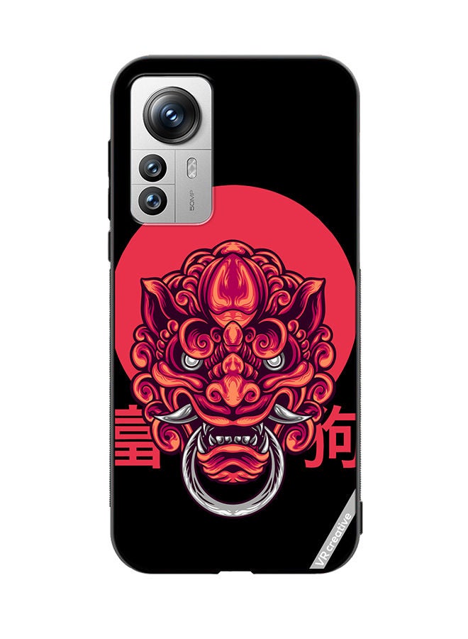 VR CREATIVE Protective Case Cover For Xiaomi 12X Foo Dog Design Multicolour - Image 1