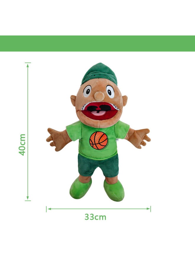 Jeff Hand Doll Toy Mouth Open Funny Plush Toy Zombie Rock Jeff Hand Doll Mouth Can Move With Operating Lever-Color:Joseph-height: 40CM-weight: 160G-Height:Picture Size - Image 1