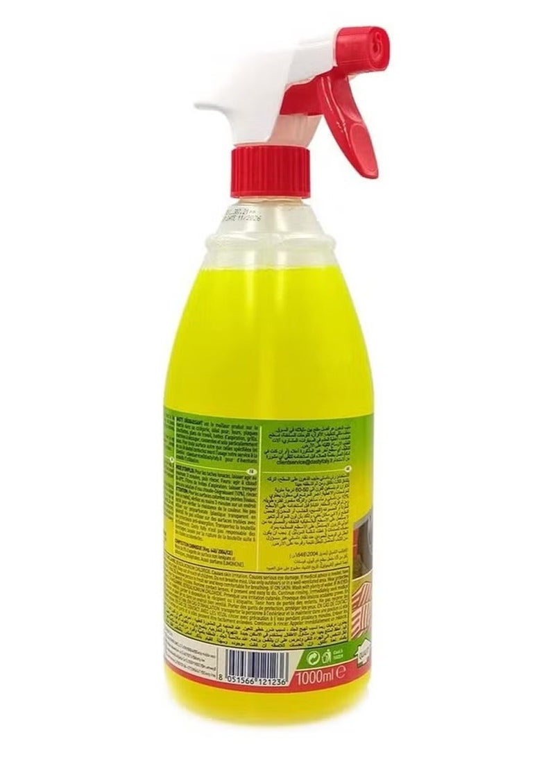 داستي بخاخ مزيل شحوم متعدد الأغراض 1000 مل، منظف قوي لإزالة الزيوت والشحوم، مناسب للمطبخ، الفرن، محرك السيارة، الدراجة، السجاد، الأقمشة، الزجاج، السيراميك، بخاخ تنظيف متعدد الأغراض، زجاجة بخاخ، مزيل بقع سريع المفعول، منظف سائل - Image 4