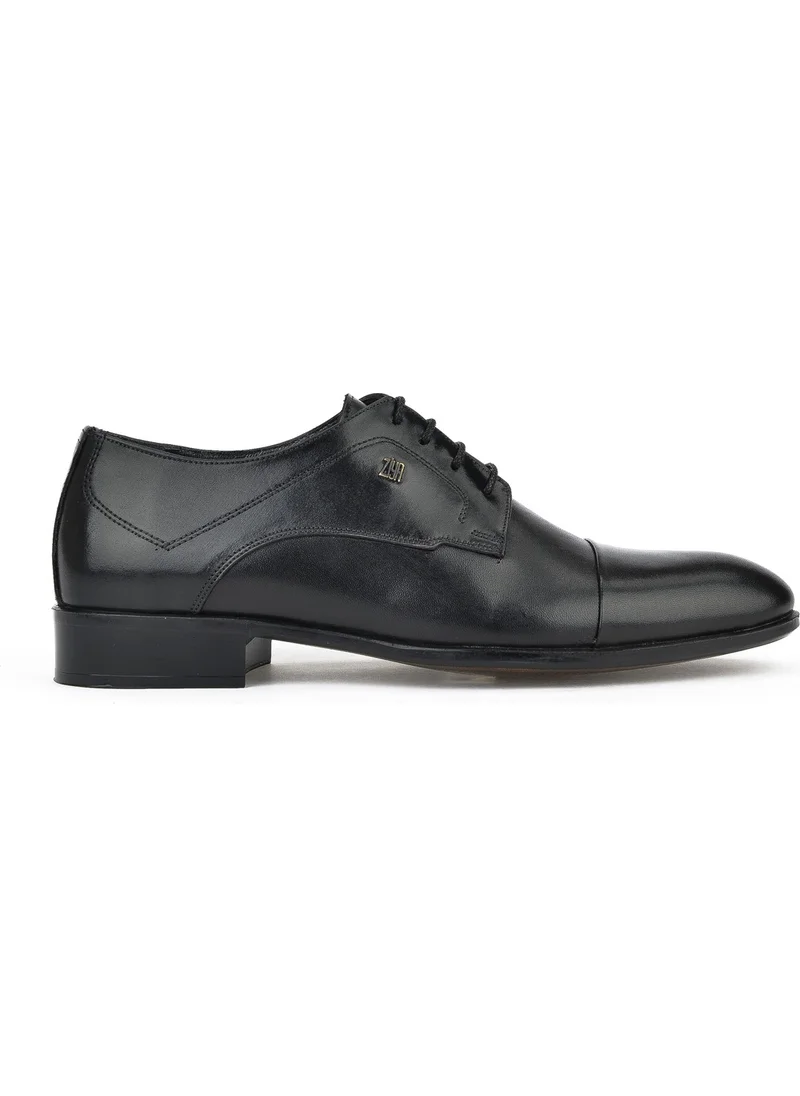 Ziya , Men's Genuine Leather Classic Shoes 151985Z1040 Black