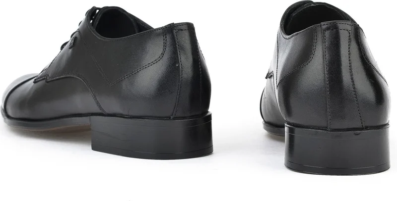 زيا , Men's Genuine Leather Classic Shoes 151985Z1040 Black