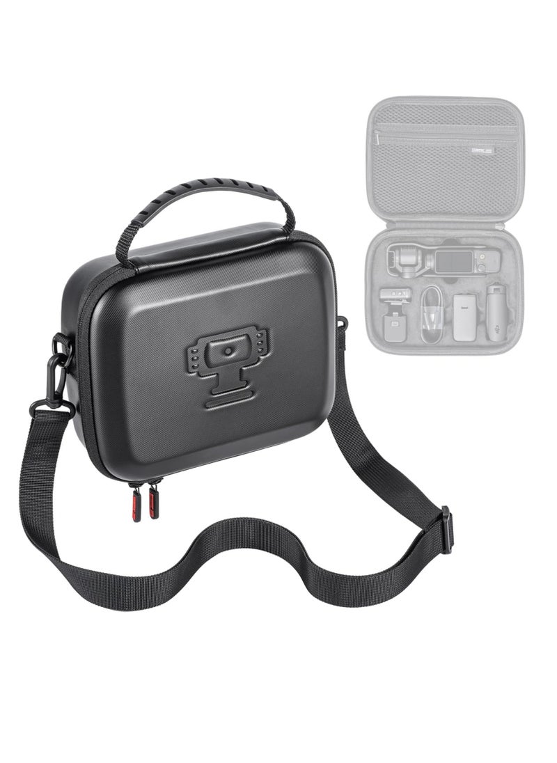 Hicomony Carrying Case for DJI Osmo Pocket 3, Portable PU Storage Protective Bag for DJI Osmo Pocket 3 Creator Combo Accessories with shoulder straps[Case Only]  - Image 2