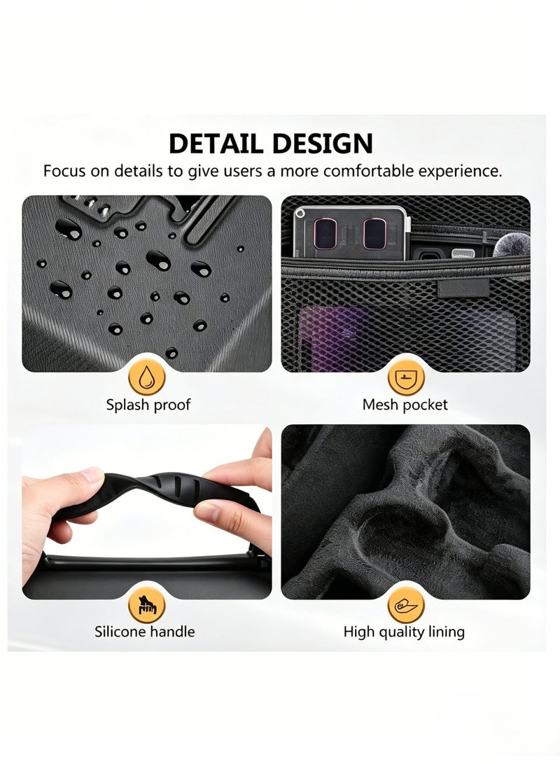 Hicomony Carrying Bag for DJI Osmo Pocket 3, Portable Hard Storage Case with Shoulder Strap, Shockproof Water-Resistant Travel Bag, Accessory for DJI Pocket 3 - Image 5