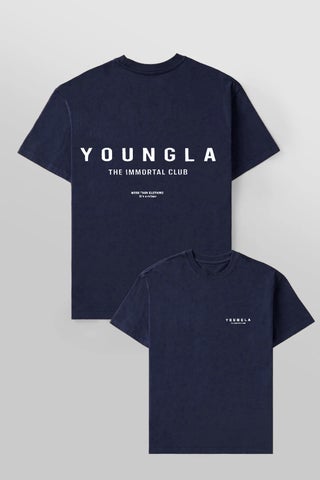 YOUNGLA Mens Oversized Gym T-Shirt Cotton Crewneck Workout Tee Navy blue - pzsku/ZAEE31BE6EB14AD95C7AAZ/45/_/1743415420/8626978f-5606-45b4-90b0-c5883970eeb1