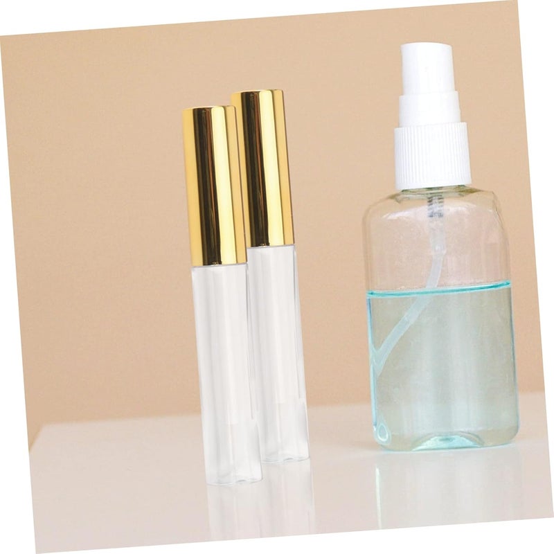 SMASOLO 10pcs 10ml Lip Gloss Tubes Golden Caps Circular Design for Women for DIY Lip Gloss Travel-Friendly Empty Containers - Image 3