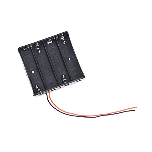 Electronicspices Electronic Spices 2Pcs 18650 3.7V Battery 4 Slots Battery Holder Box With Wire Leads - Image 2