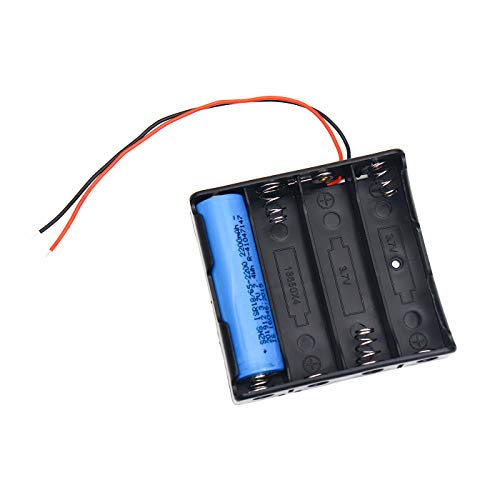 Electronicspices Electronic Spices 2Pcs 18650 3.7V Battery 4 Slots Battery Holder Box With Wire Leads - Image 3
