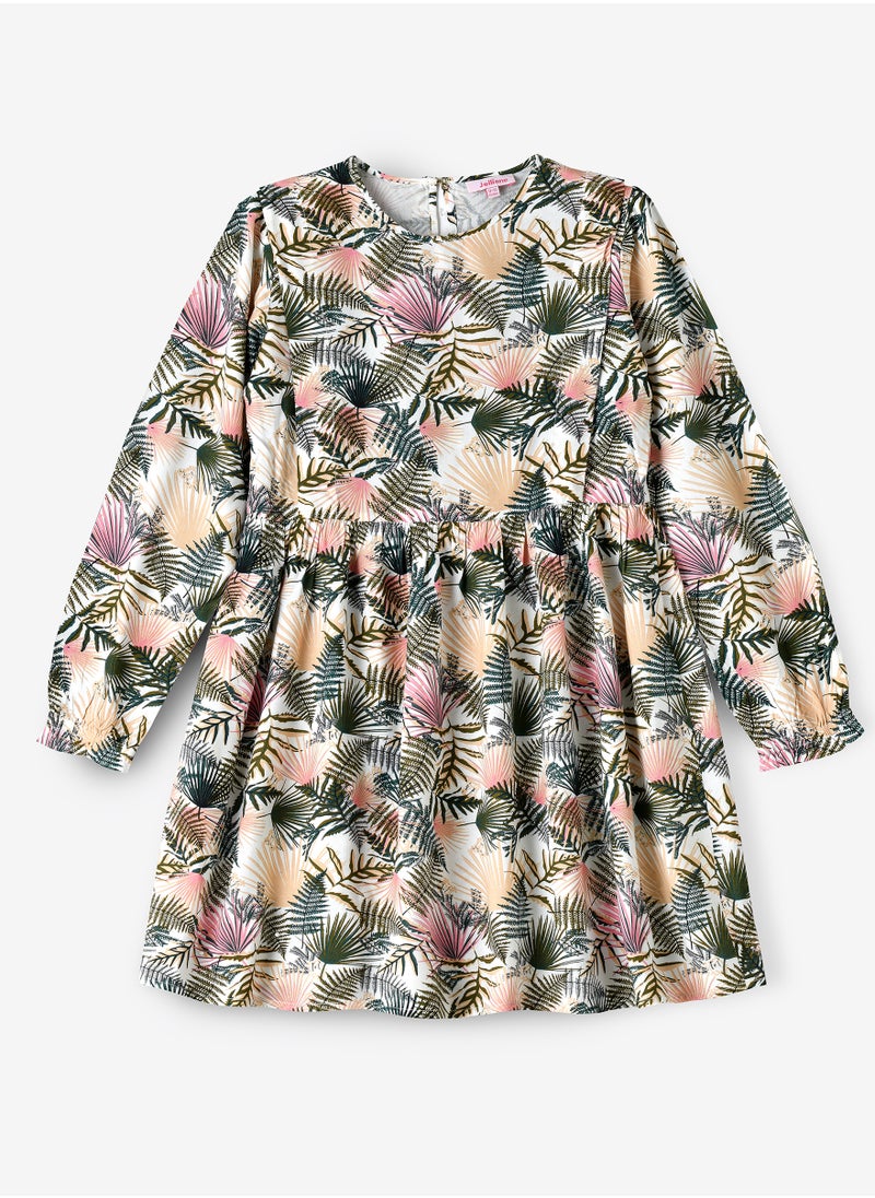 Jelliene Flowy Fun: Girls' Woven Twirl Dress | Style & Comfort for Every Occasion  - Image 1