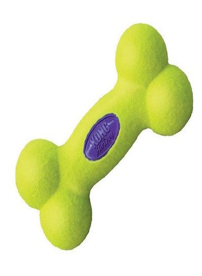 كونج لعبة كونغ الهوائية على شكل عظمة صفراء تصدر صوتاً للكلاب [مجموعة من قطعتين] الحجم: كبير