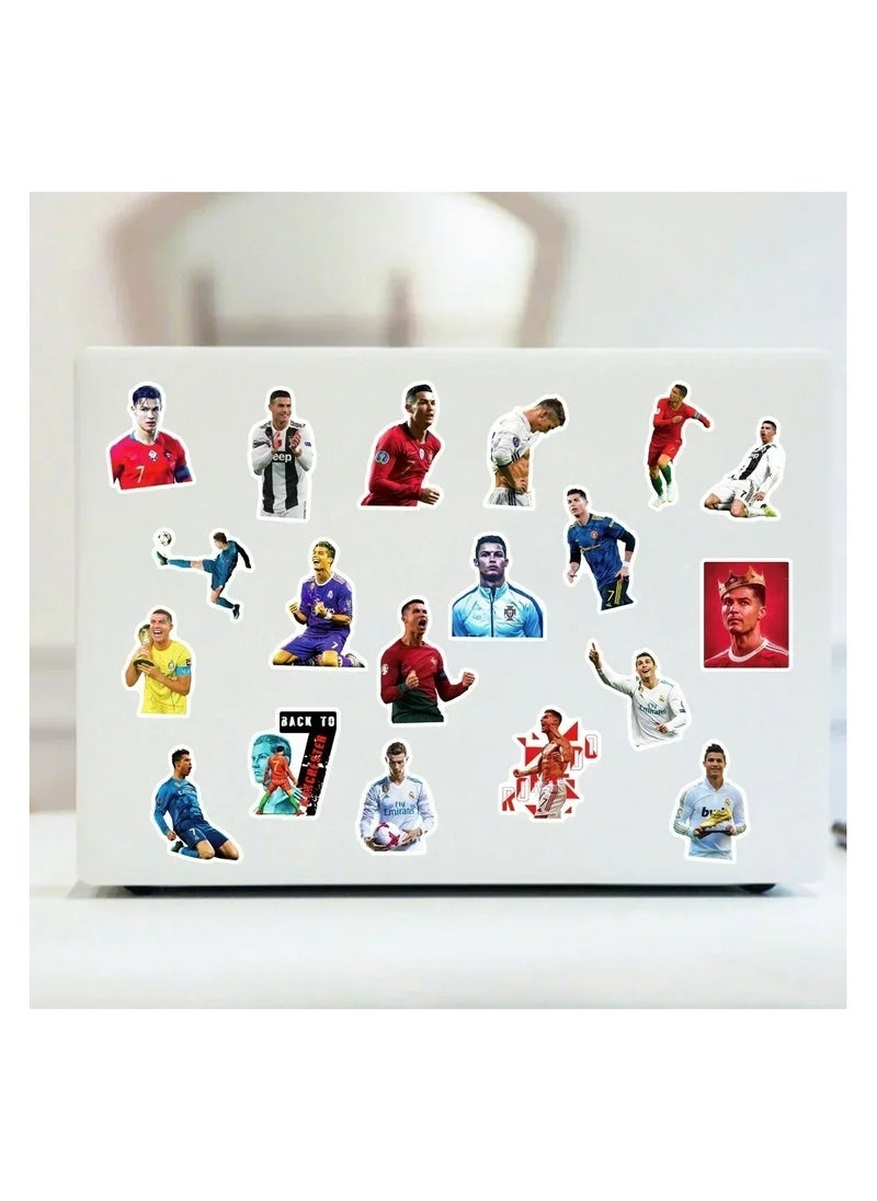 null - 50pcs New Cristiano Ronaldo Football Star Stickers - Image 1