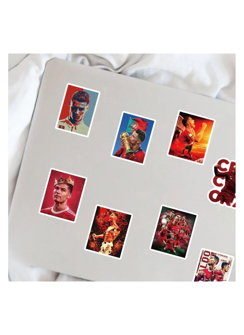 null - 50pcs New Cristiano Ronaldo Football Star Stickers - Image 1