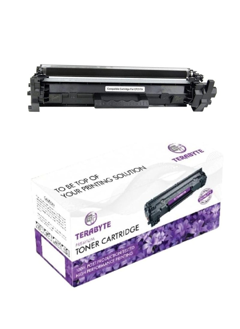 Terabyte 17A Compatible Toner Cartridge Replacement for  17A CF217A use for Laserjet Pro M102w M120a, Laserjet Pro MFP M130fw M130nw M130fn M130a Printer (1 Black)  - Image 1