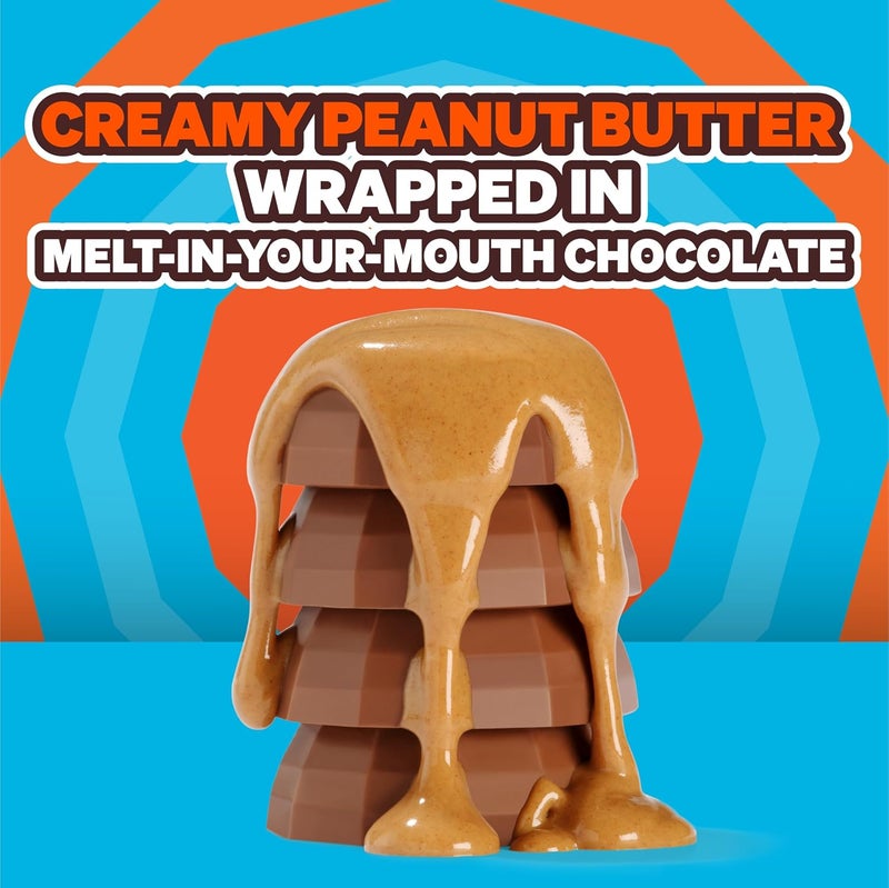 FEASTABLES Creamy Peanut Butter Cups - 24 Count (40g Each) of Rich Milk Chocolate with Natural Peanut Butter - Image 4