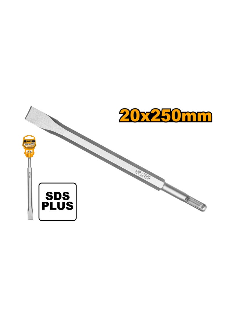 INGCO INGCO SDS-Plus Flat Chisel 14×250 mm – DBC0122501 for Concrete & Masonry Demolition  - Image 2