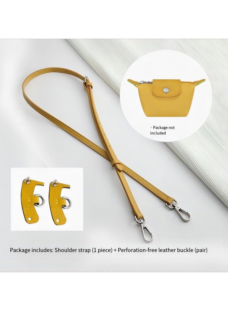 Genuine Leather Purse Straps - Adjustable Shoulder Strap for Longchamp Mini Bags