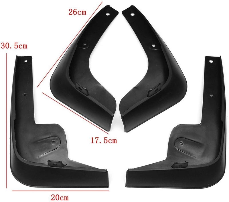 Wivplex Mud Flaps for Nissan Tiida Versa Latio C11 - Image 2