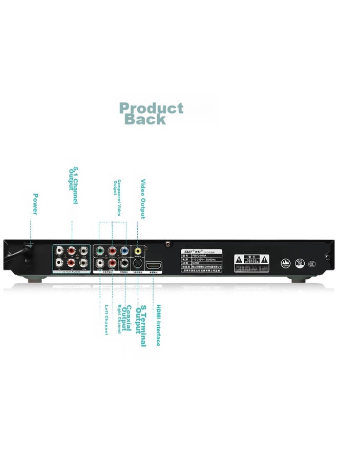 Sast Pdvd-919a Dvd Player, Qiaohu Player, Cd Player, Vcd Player, Dvd Drive Player, Disc Player, Usb Music Player - Image 2