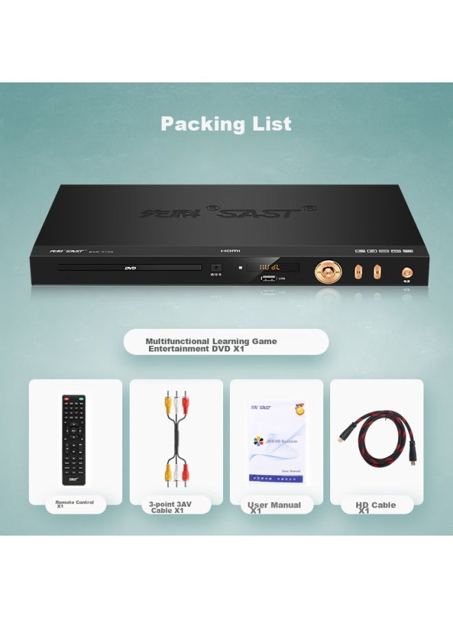 Sast Pdvd-919a Dvd Player, Qiaohu Player, Cd Player, Vcd Player, Dvd Drive Player, Disc Player, Usb Music Player - Image 5