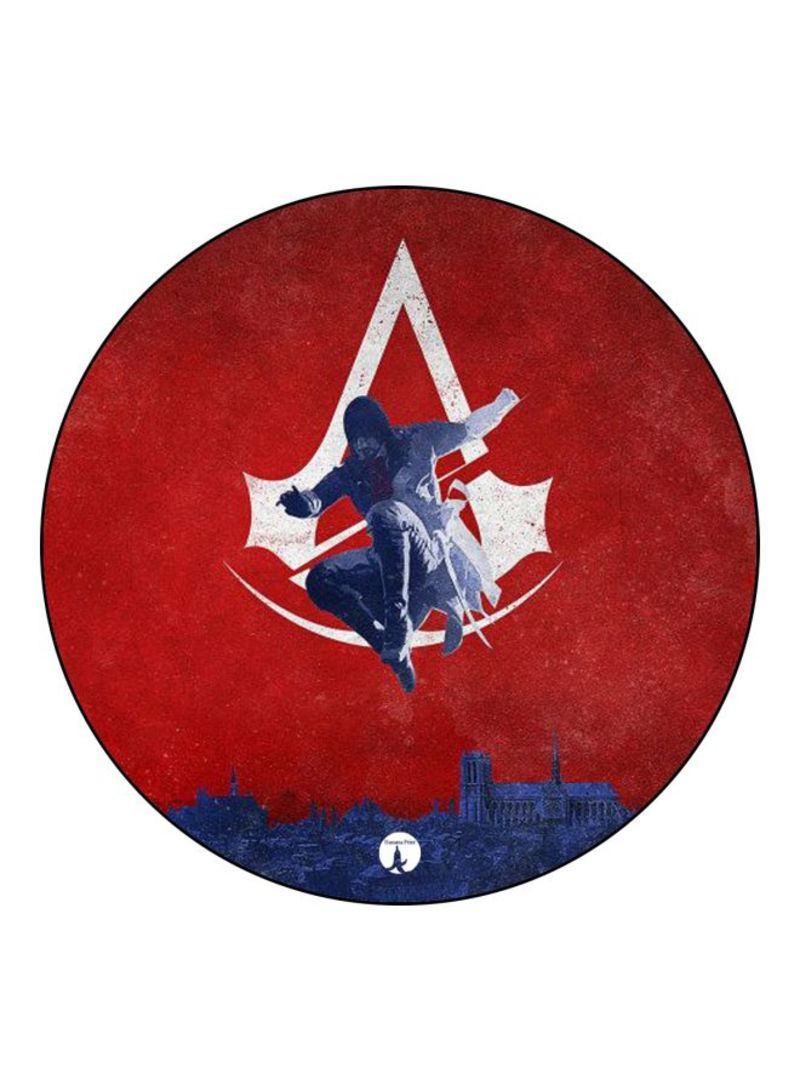 RKN Assassin's Creed Printed Mouse Pad  Red/Blue/White