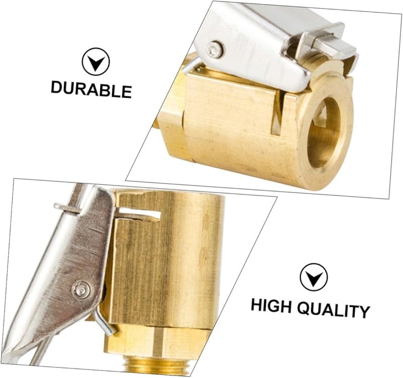 5 قطع من ملحقات النفخ السريع، موصلات صمام نفخ إطارات السيارات النحاسية - Image 4