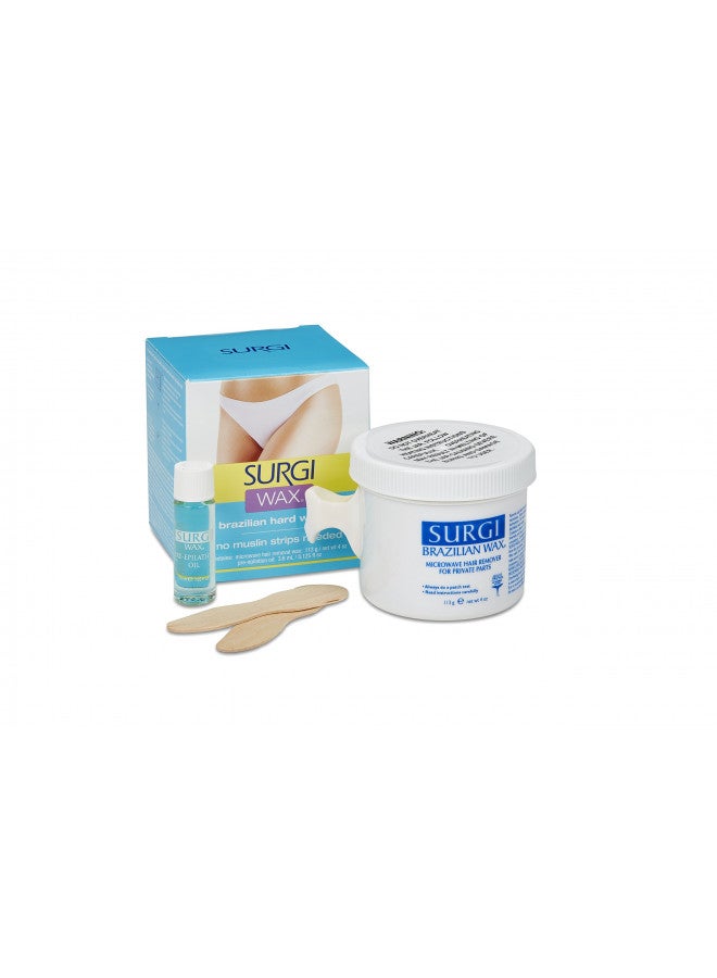 Surgi Surgi-wax Brazilian Waxing Kit For Private Parts, 4-Ounce Boxes (Pack of 3) - Image 3
