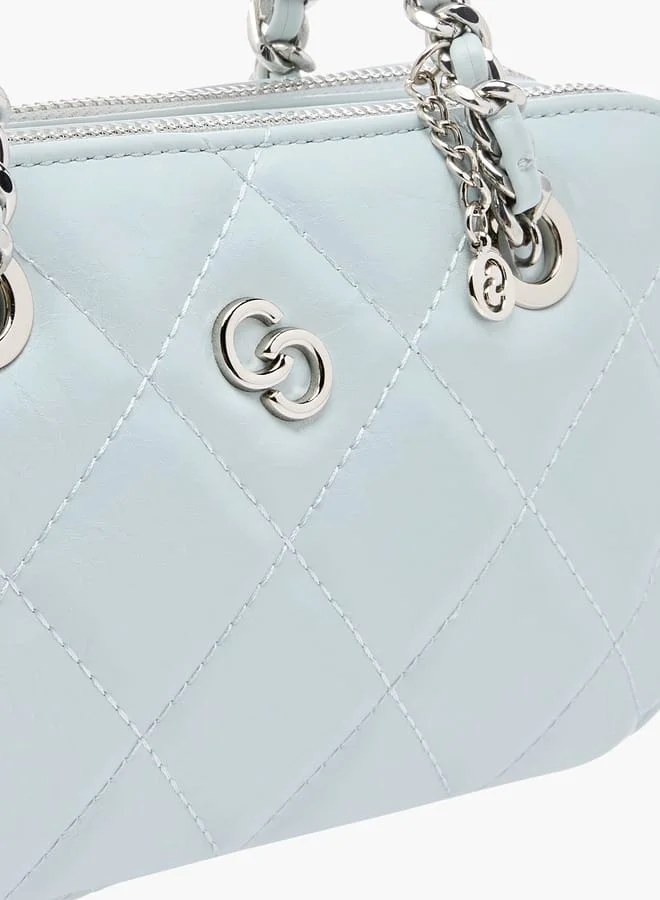 Celeste Women Quilted Crossbody Bag with Detachable Chain Strap and Handles
