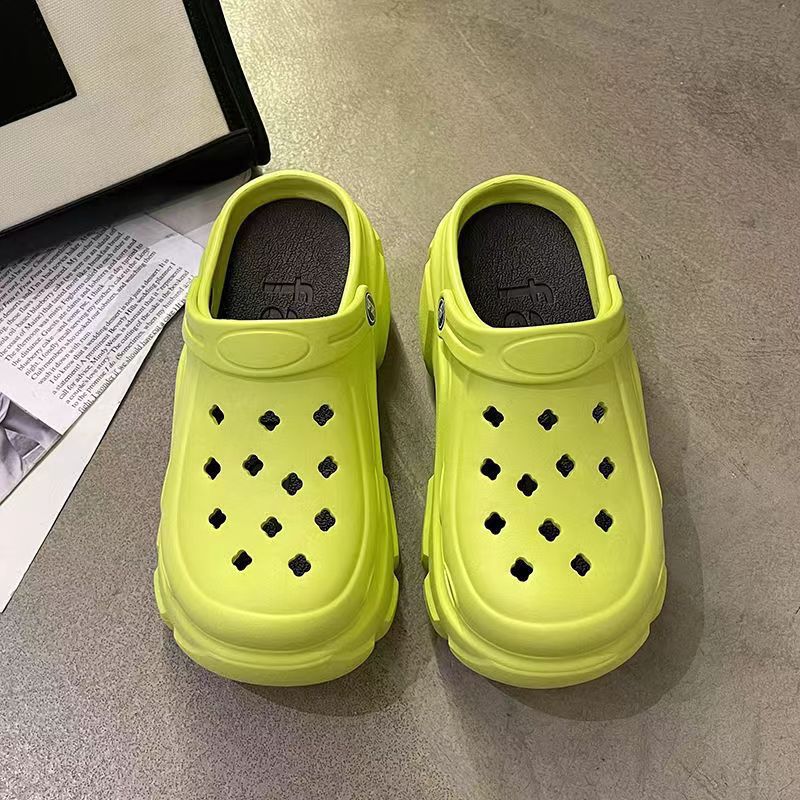 Fashion Slip-on Beach Clogs Sandals for WomenTank Green-[Naked Shoes]] Tank Green-[Naked Shoes]] 