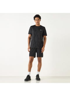 Kappa Kappa Logo Detail Crew Neck T-shirt with Short Sleeves  - Image 4