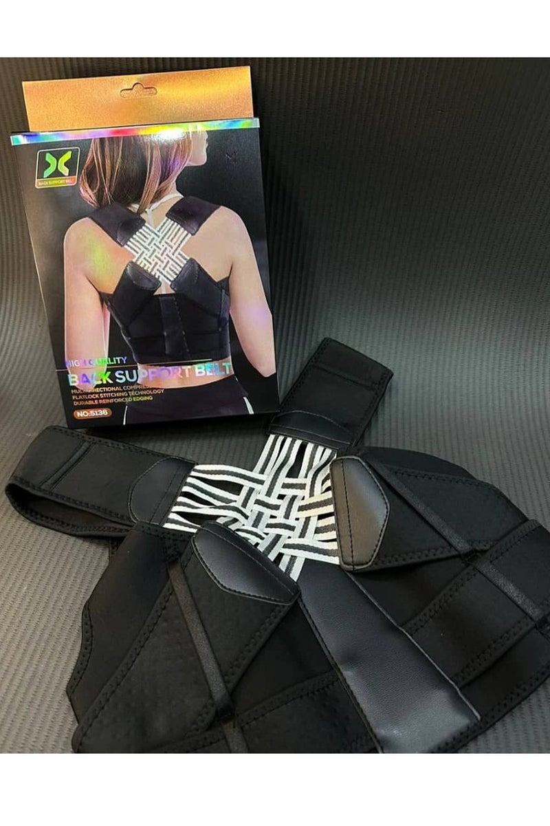 X Vision Adjustable Back Support Belt for Posture Correction, Advanced Brace for Shoulder and Neck Pain Relief, Ideal for Improving Posture and Providing Instant Relief, with Effective Back Support and Excellent Stabilization to Reduce Strain and Chronic Pain - Image 4