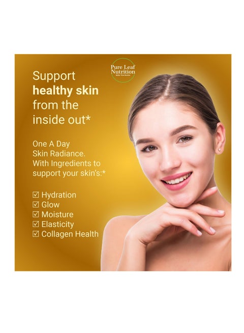 Pure leaf Nutrition Glutathione 500mg With Vitamin C 60 Tablets | Dark Spot  Treatment & Skin Whitening Formula | Best Price Kuwait