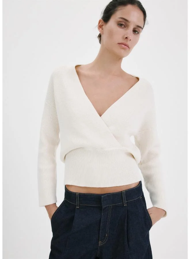 مانجو Mid-rise denim bermuda shorts with pleats