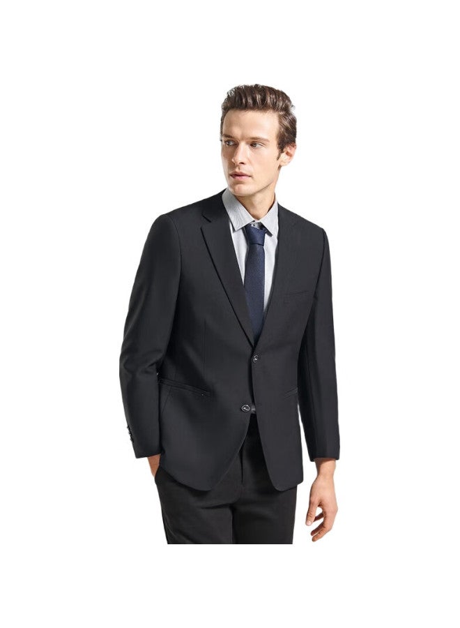 ShanShan Men'S Spring Solid Color Two-Button Wrinkle-Resistant Professional Formal Suit Jacket, Business Casual Blazer - Image 3