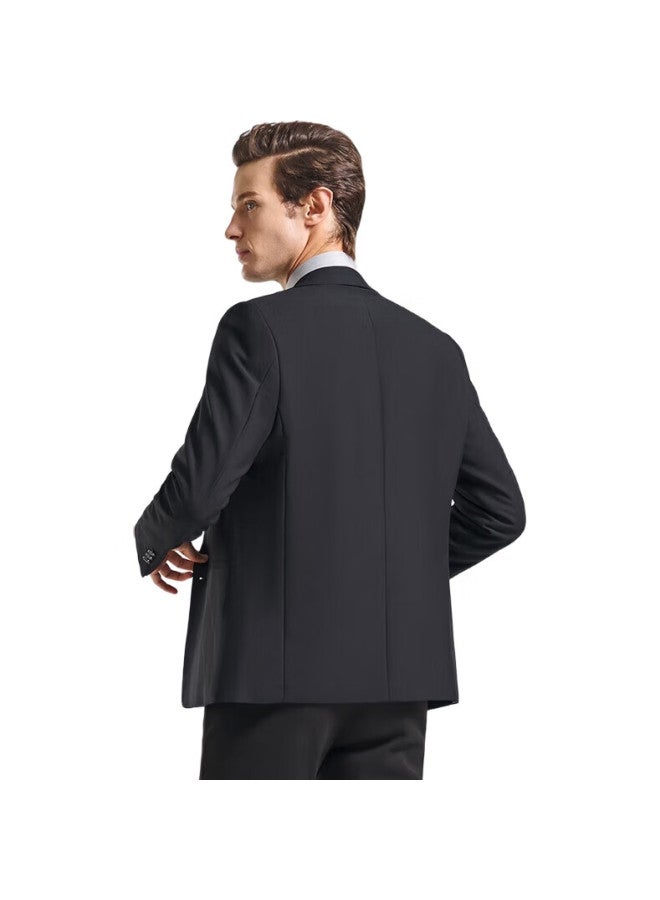 ShanShan Men'S Spring Solid Color Two-Button Wrinkle-Resistant Professional Formal Suit Jacket, Business Casual Blazer - Image 1
