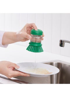 Zaboon Dish-washing brush with dispenser, bright green  - Image 3