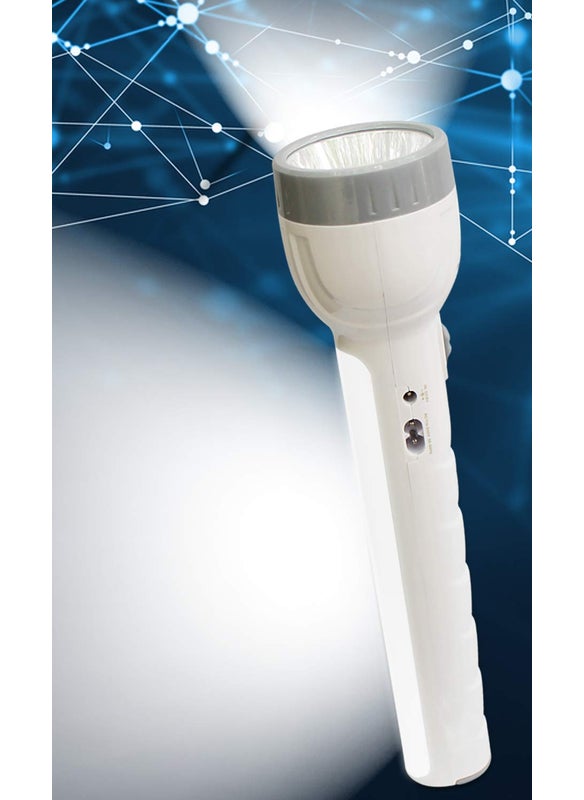 Pick Ur Needs 2 in 1 Emergency Search Torch Light with Long Tube Home Emergency Light Dual Battery Long Backup