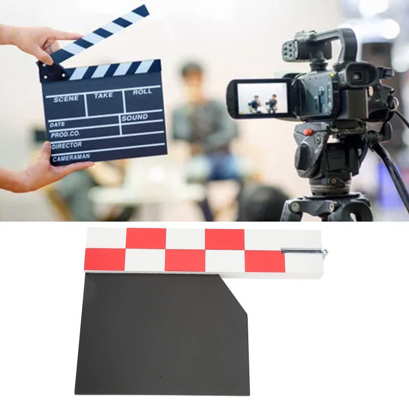 Black Film Director Clapper Board 9.8x7.1 Inch Movie Scene Slate With Built In Magnet Loud Clap And Writable Surface For Photography And Video Production - Image 4