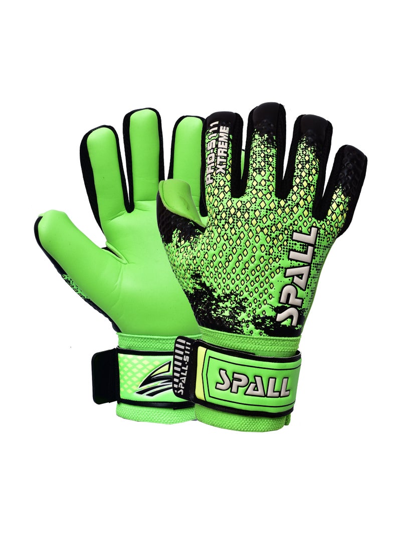 Spall Goalkeeper Gloves With Strong Grip Palms To Give Hand Finger Protection To Prevent Injuries For Football Soccer Goalie Training Gloves - Image 1