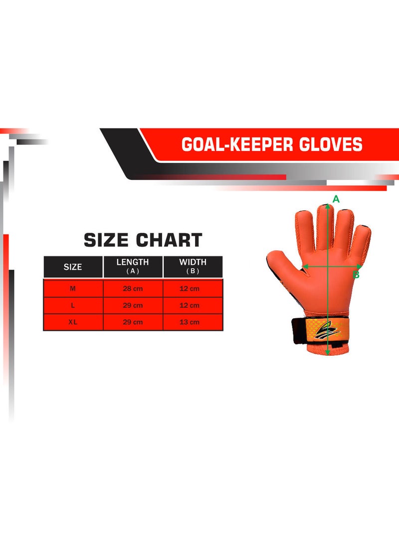 Spall Goalkeeper Gloves With Strong Grip Palms To Give Hand Finger Protection To Prevent Injuries For Football Soccer Goalie Training Gloves - Image 4