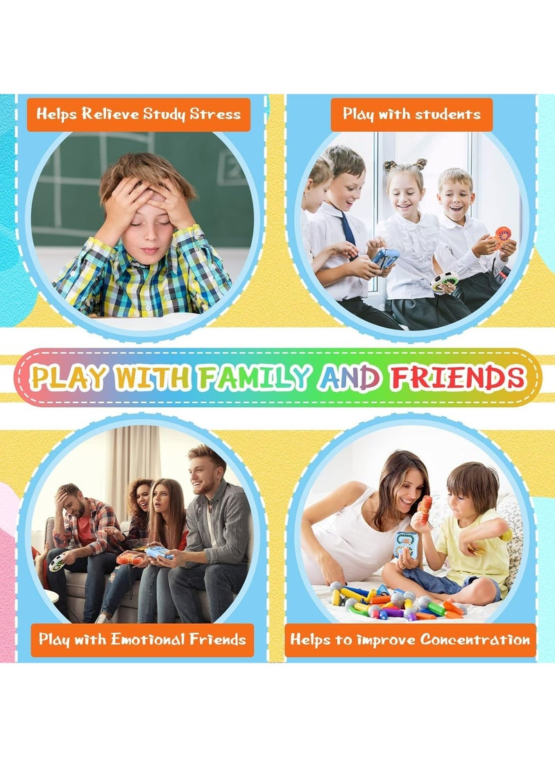 CMGTYYD Magic Cube Bean Puzzle Toys,Decompression Spinning Magic Bead Puzzles,Fidget Magic Cube Toy for Office Relief Stress Anxiety Game Creative Toys,Brain Teasers Travel Games for Kids Adult - Image 4