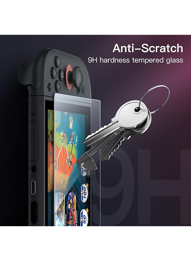 Jetech Screen Protector For Nintendo Switch 2 2025 9H Tempered Glass Film Anti Scratch Hd Clear 2 Pack - Image 5