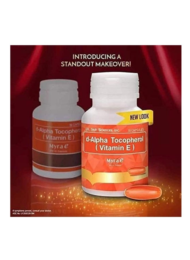 Myra E 400 IU Vitamin E Capsules 30’s | d-Alpha Tocopherol for Skin & Antioxidant Support - Image 5