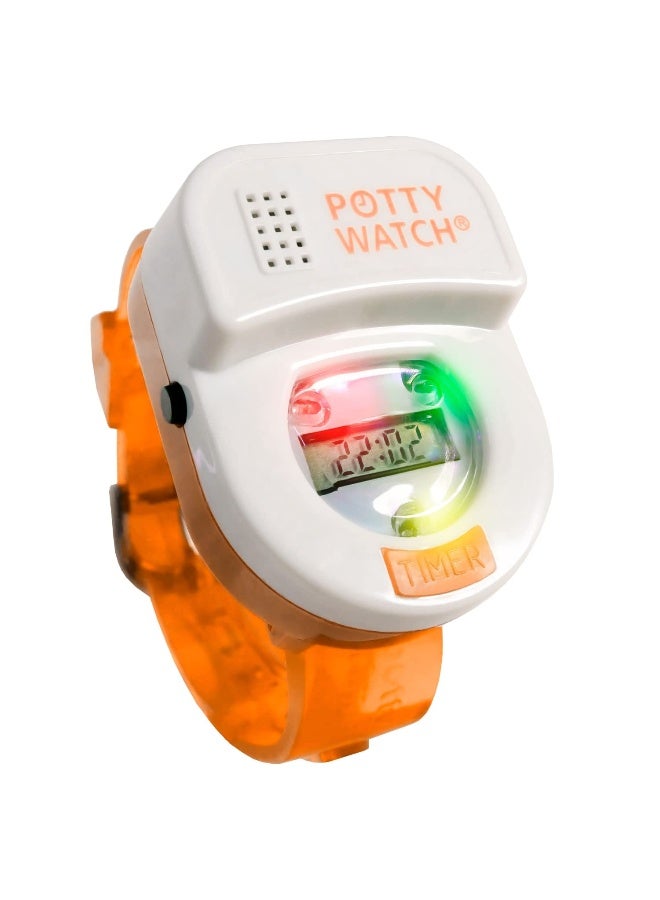 POTTY TIME Our Watch is The Real Deal, Water Resistant & Easy to Use, Orange + Battery Replacement Kit - Image 4