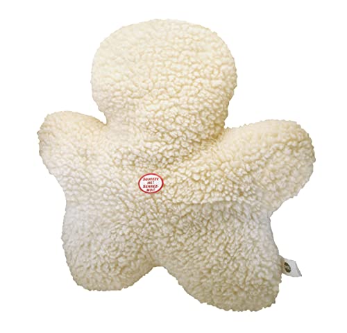 SPOT 8in Vermont Style Fleece Chewman Dog Toy – Soft Plush Squeaky Comfort Toy for Small & Medium Dogs and Puppies – Safe for Light Chewers – No Plastic Parts – Calming Cuddly Pet Toy - Image 2