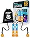 UltraPoi HelixPoi Pro Set Rechargeable LED Poi w 50 Color Modes Spinning Light Flow Toys wLED Knob Handles Soft Cases Adjustable Leashes Visual Poi for Rave Parties Performance - Image 2