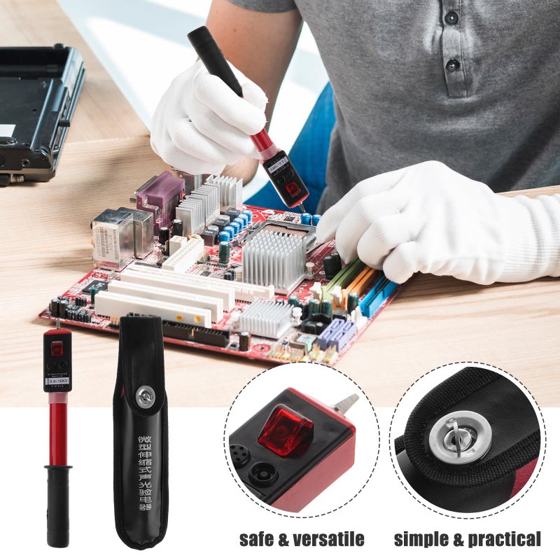 Non Contact Voltage Tester Pen 0 2 10kv Retractable Electrical Detector Tool For Home And Industrial Use - Image 4