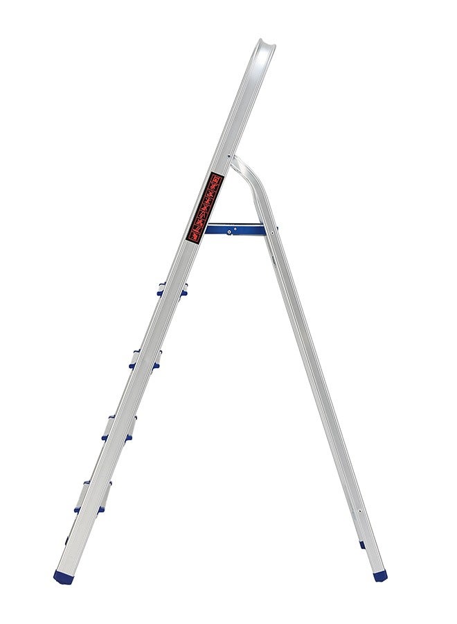 LAWAZIM 5-Step Folding Ladder - Portable and Lightweight Step Stool with Wide Anti-Slip Pedals, Space-Saving Design, Support Rod Structure, and Noise-Free Feet - for Indoor and Outdoor Use - Image 3