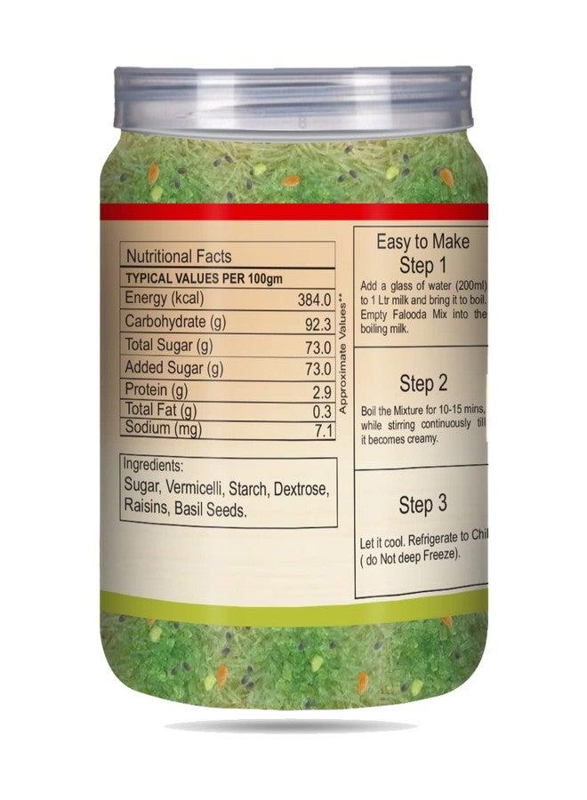 Brew Lab Kesar Pista Flavored Falooda| Instant Falooda Mix| Easy to Make Mix it with Milk 250 g - Image 5