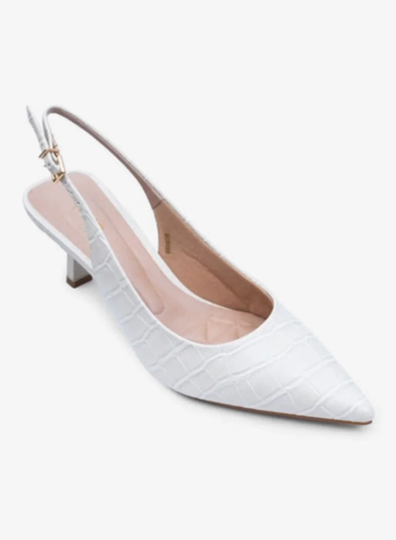 فايور Structured Mid-Heel Pumps BCR 039